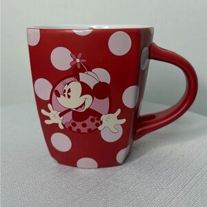 Disney Parks Minnie Mouse Red Polka Dot Ceramic Mug(F77)&
